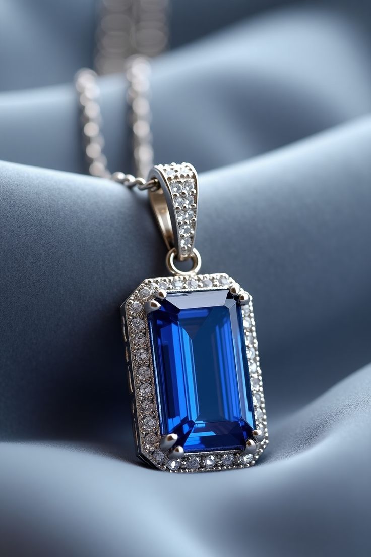 Blue Sapphire Pendant